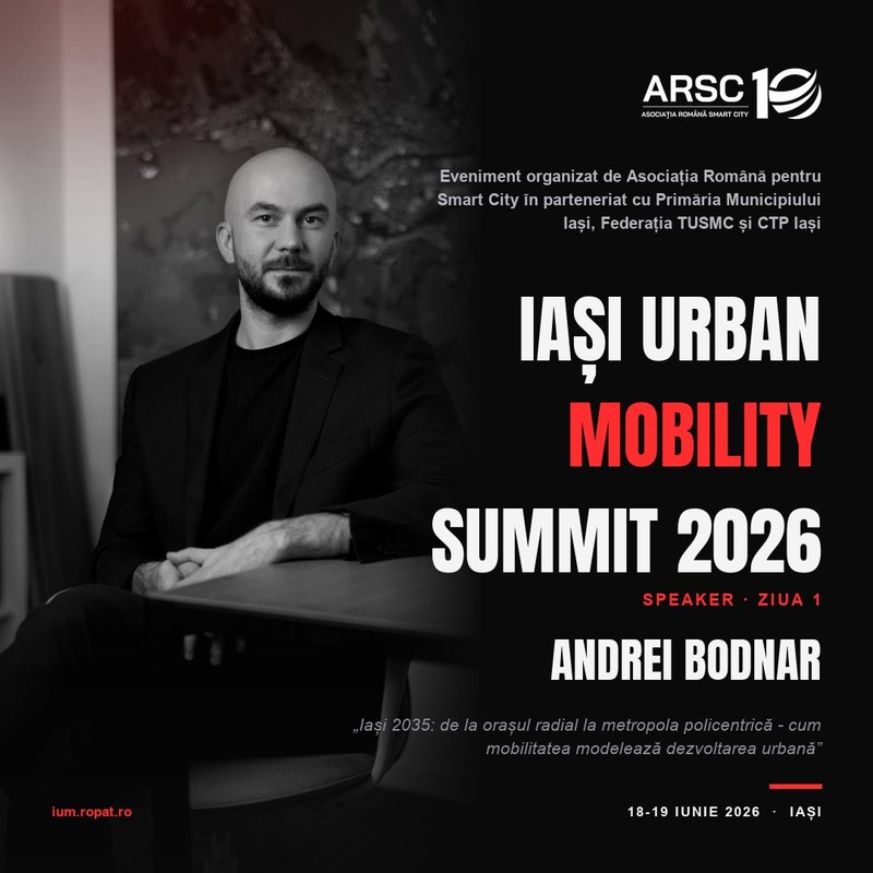 Andrei Bodnar - speaker Iași Urban Mobility Summit 2026
