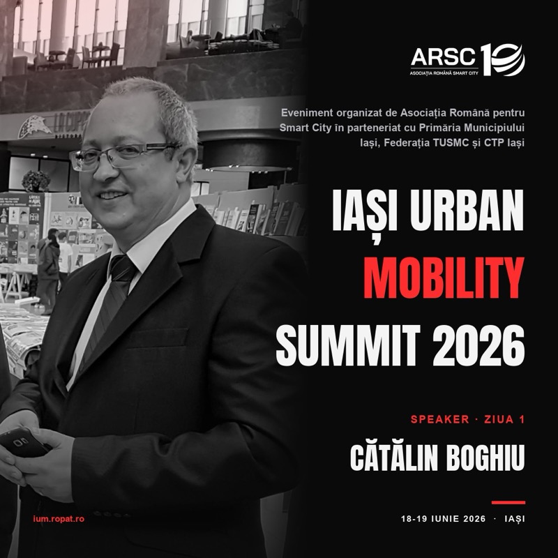 Cătălin Boghiu - speaker Iași Urban Mobility Summit 2026