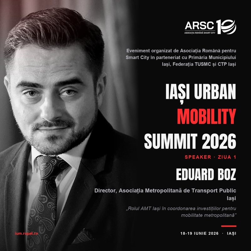 Eduard Boz - Director, Asociația Metropolitană de Transport Public Iași