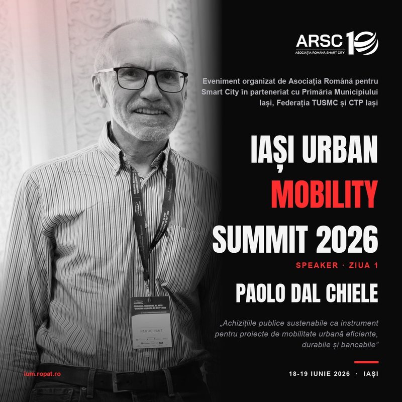 Paolo Dal Chiele - speaker Iași Urban Mobility Summit 2026